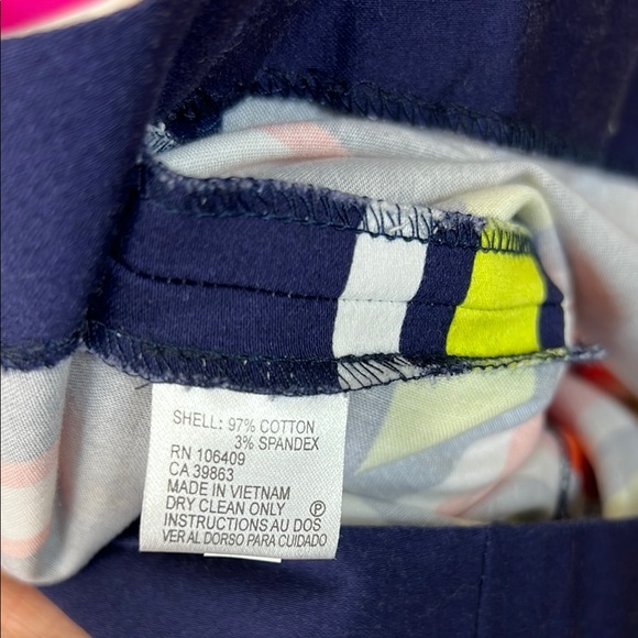 TAHARI Arthur S. Levine Striped Y2k Sleeveless Dress. Size 4 Pink Orange - Picture 7 of 9